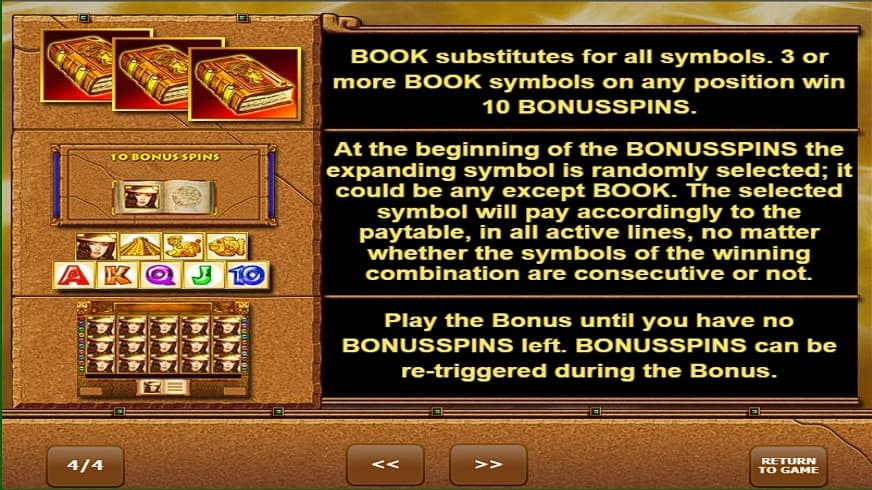 Play Book of Aztec Slot Machine at VAVADA