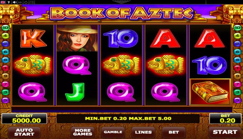 Play Book of Aztec Slot Machine at VAVADA Online Casino